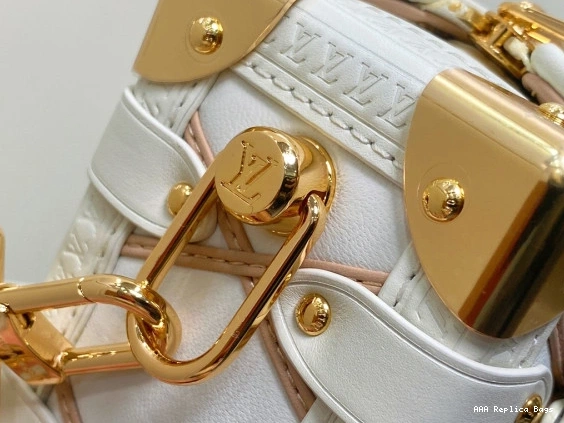 Aaa replica bags Side LOUIS VUITTON PM-18*12.5*8CM Trunk 0811